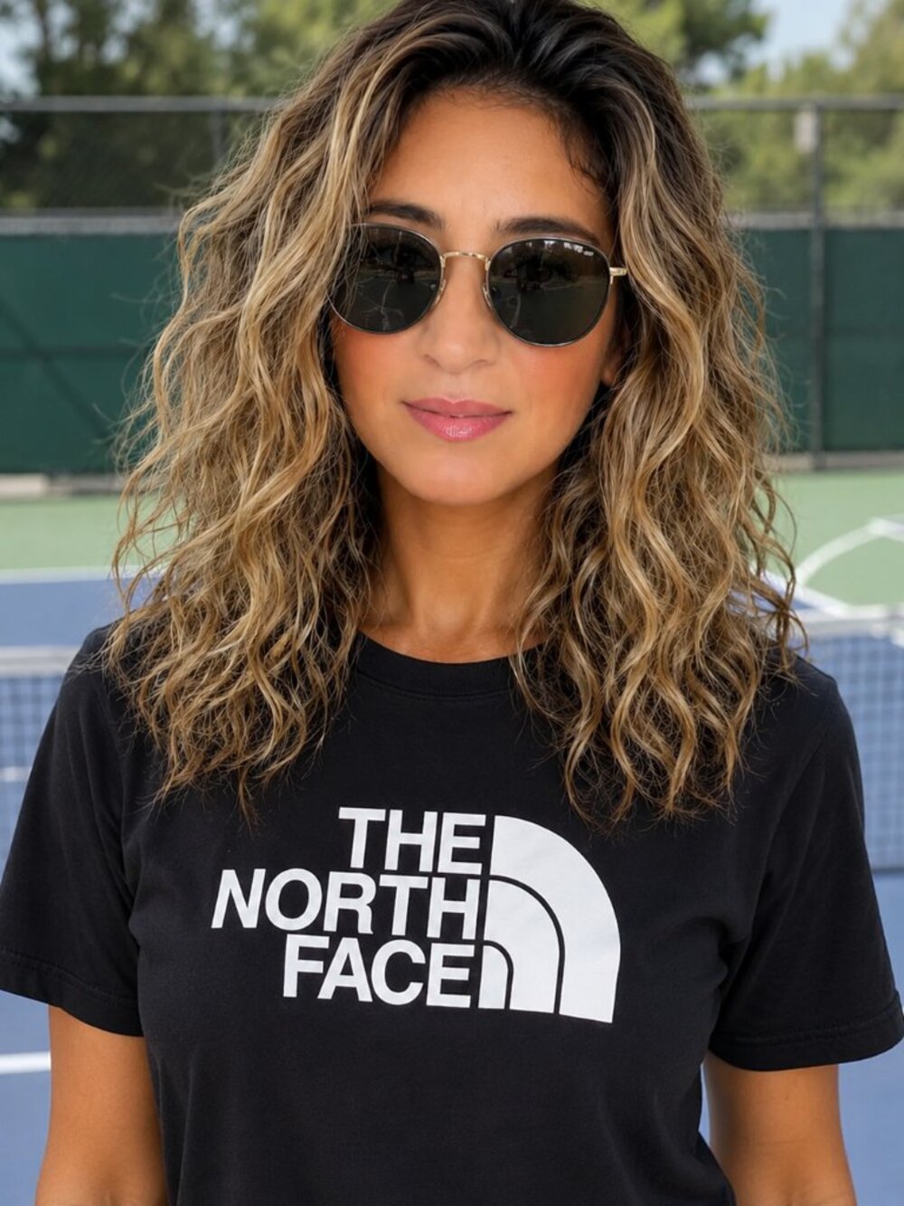 NEW L Adults Black The North Face Shirt Short Sleeve Top Work Casual Top Unisex